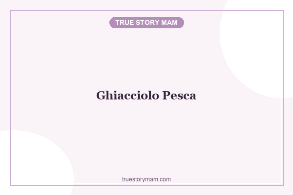 GHIACCIOLI ALLA PESCA SENZA ZUCCHERO